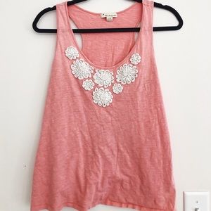 Pink summer tank top